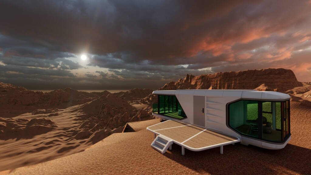 domek kapsułowy kanion